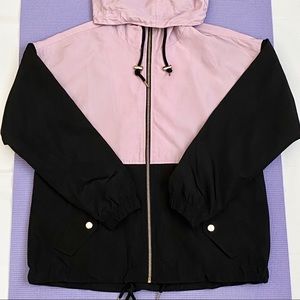 Color-Block Hooded Jacket